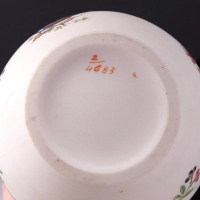 Antique Parian Pot Pourri Vase with Enamelled Birds attributed to Minton For Sale - Image 12 of 18