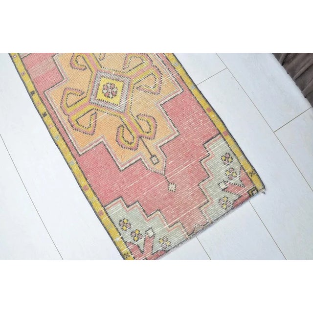 Mid-Century Modern Traditional Modern Door Mat Rug For Sale - Image 3 of 6