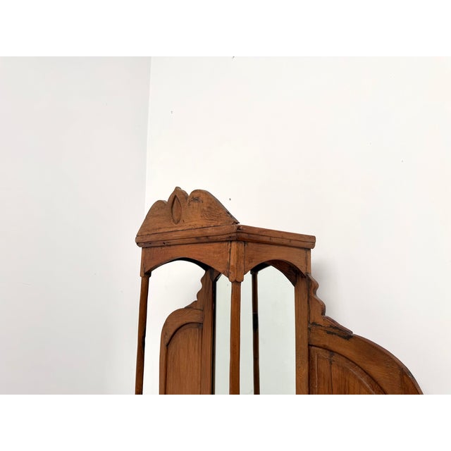 Folk Art Sideboard Cabinet in Oak, 1900 For Sale - Image 9 of 18