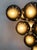 Glass 21st Century Italian Grappolo Polished Brass Frosted Smoky Murano Glass Chandelier by Fabio LTD For Sale - Image 7 of 7
