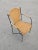 American Wrought Iron and Brass Chair, 1950s For Sale - Image 9 of 11