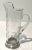 Vintage Glass and Sterling Pitcher with English Halmarks and sterling imprint