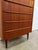 Wood Vintage Danish Mid Century Modern Teak Dresser For Sale - Image 7 of 7