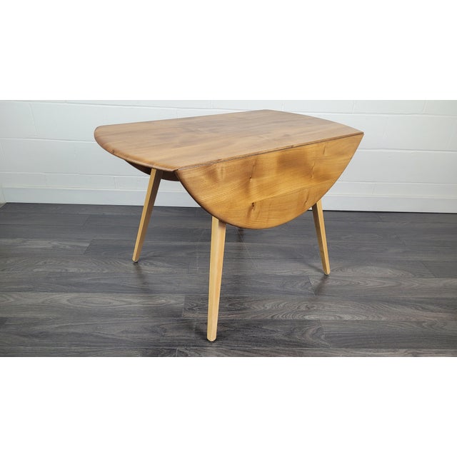 Brown Drop Leaf Dining Table by Lucian Ercolani for Ercol, 1970s For Sale - Image 8 of 12
