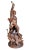 Large Antique Hand-Carved Wooden Sculpture Tyrolean Hunter with Game, 1900 For Sale - Image 12 of 18