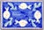 Vintage Italian tile trivet with hand painted swimming fish. This lovely tile has a bright colorful design and would be...
