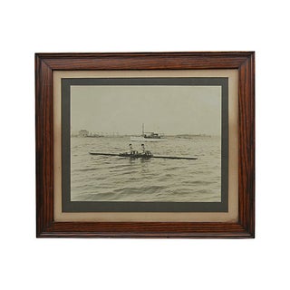 Framed Sculling Photograph For Sale
