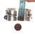 6 5/8" Running Bear shop Southwestern sterling and lapis cuff bracelet For Sale - Image 10 of 11