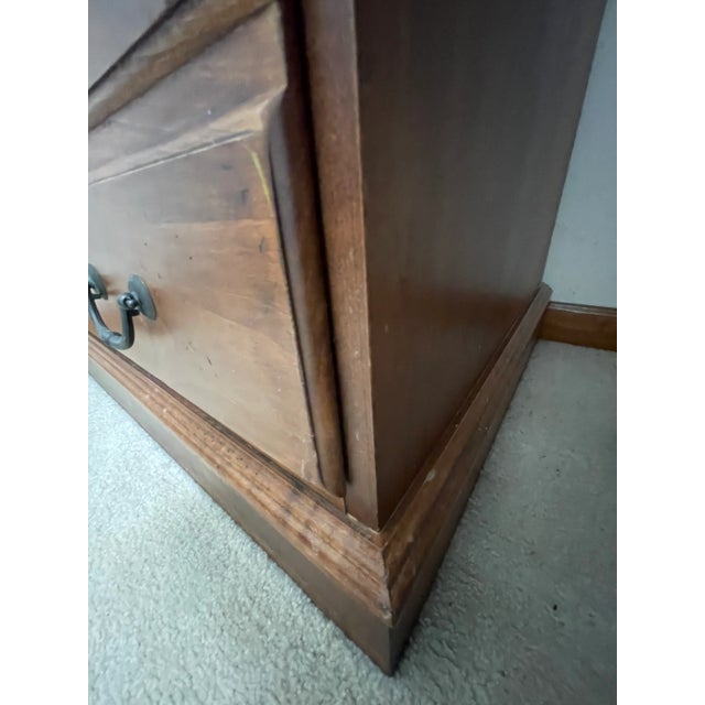 1990s 1990s Ethan Allen Country Crossings Bookcase With File Cabinet For Sale - Image 5 of 13