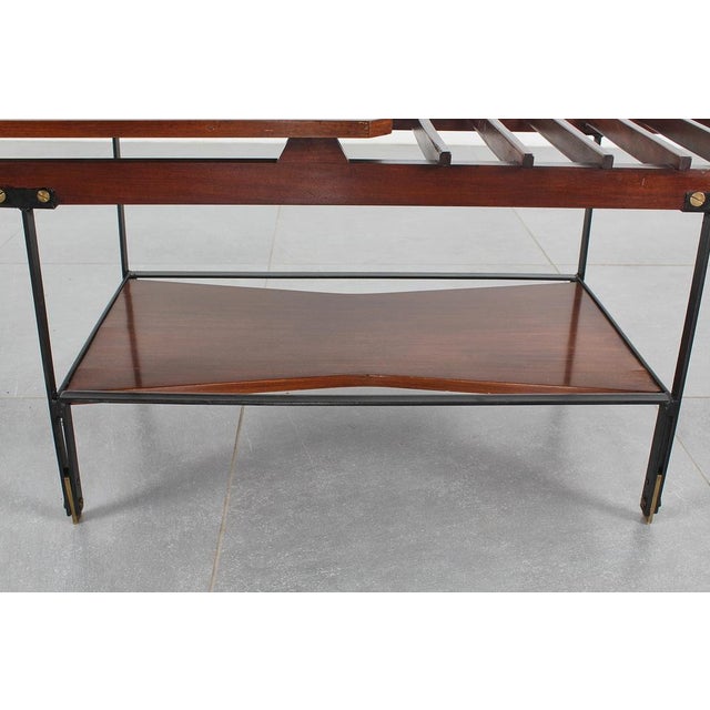 Mid-Century Iron and Teak Coffee Table from Home Torino, 1960s For Sale - Image 18 of 18