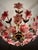 1980s Vintage Murano Glass Floral Chandelier – Rare Deep Pink Flowers, Flush Mount For Sale - Image 5 of 18