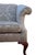 1990s Ethan Allen Chippendale Camelback Sofa in Silver-Champagne Silk Damask For Sale - Image 11 of 18