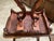 Antique Solid Mahogany Harp Art Nouveau Table Usa Pretty For Sale - Image 9 of 14