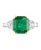 AGL Certified Minor 5.29 Ct Emerald Cut Colombian Emerald Diamond Platinum Ring For Sale - Image 18 of 18