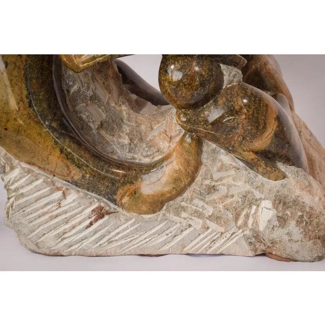 Marble Sculpture of Dolphins For Sale - Image 5 of 15
