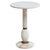 Art Deco Side Table in Carved Alabaster and Patinated Brass, Italy, 1940s For Sale - Image 11 of 11