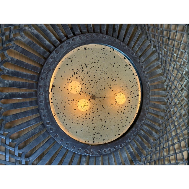 this is a pair of metal mirrors. made in India. The metal has a nice warm bronze tone, more matte than shiny. Small widths...