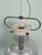 Cream Italian Hanging Lamp with Murano Sphere Lampshade, 1960s For Sale - Image 8 of 18