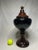 Ebony Neoclassical Crackle Glazed Ceramic Lidded Urn, Large, Brown and Black For Sale - Image 8 of 12
