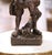Mid 20th Century Mid-Century French Patinated Bronze Sculpture of a Young Hunter With Hare For Sale - Image 4 of 10