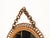 Gold Mid-Century Organic Round Spring Mirror in Rattan and Wicker, Italy, 1960s For Sale - Image 8 of 13