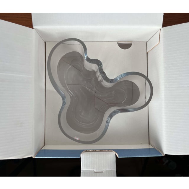Mid-Century Modern Mid-Century Modern Glass Vase by Alvar Aalto for Iittala, 1990s For Sale - Image 3 of 16