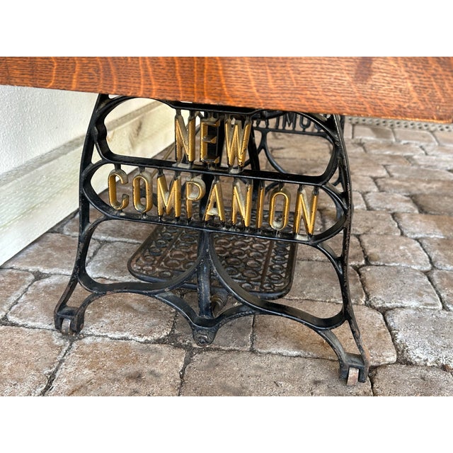 Late 19th Century Antique New Companion Sewing Machine For Sale - Image 5 of 8