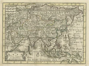 Antique Map of Asia, 1788