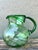 Vintage a Boho Blown Glass Pitcher For Sale In West Palm - Image 6 of 7