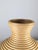 Light Yellow Large Mid-Century Modern Coiled Rattan Floor Vase, 1970s For Sale - Image 8 of 12