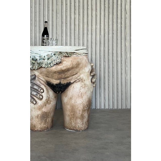 Sculptural Ceramic Side Table from Francis Hewlett, 1960s For Sale - Image 12 of 17