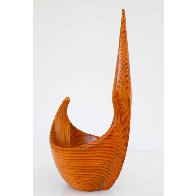 Wood Vintage Swedish Wooden Bowl by Johnny Mattsson, 1959 For Sale - Image 7 of 16