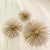 1990s Gold Metal Starburst or "Sea Urchin" Wall Decor - Set of 3 For Sale - Image 5 of 11