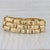 Vintage Tiffany 3-Row Bracelet 18k Yellow Gold W/ Box Magazine 7" 18mm For Sale In Greensboro - Image 6 of 8