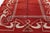 Doris Leslie Blau 1940s Vintage European Art Deco Rug in Crimson & Ivory For Sale In New York - Image 6 of 9