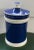 Antique 19th Century French Bright Blue Pottery Apothecary Jar For Sale - Image 11 of 11