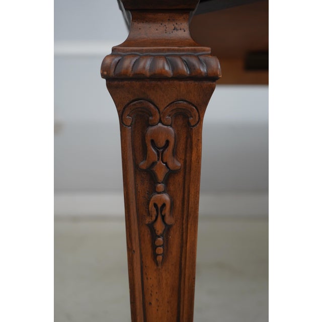Henredon French Louis XVI Walnut Dining Room Table For Sale - Image 11 of 18
