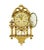 swedish rococo revival gilt wall clock by westerstrand circa 1950. good quality rococo influenced clock by well known...