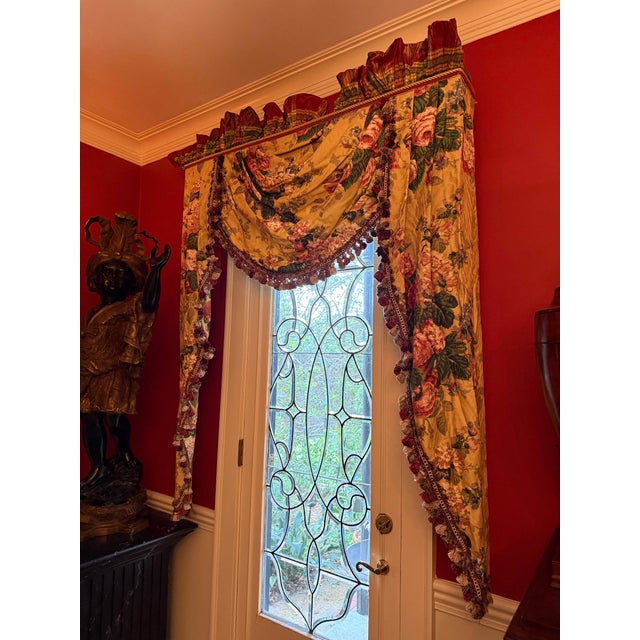 Late 20th Century Custom Chintz Valances For Sale - Image 5 of 10