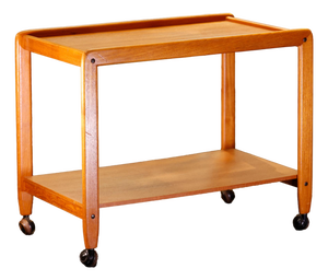 Danish Bar Cart in Teak Wood, 1960s