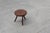 Brown Rustic Wabi-Sabi Style Oak Tripod Stool, France, 1850s For Sale - Image 8 of 14