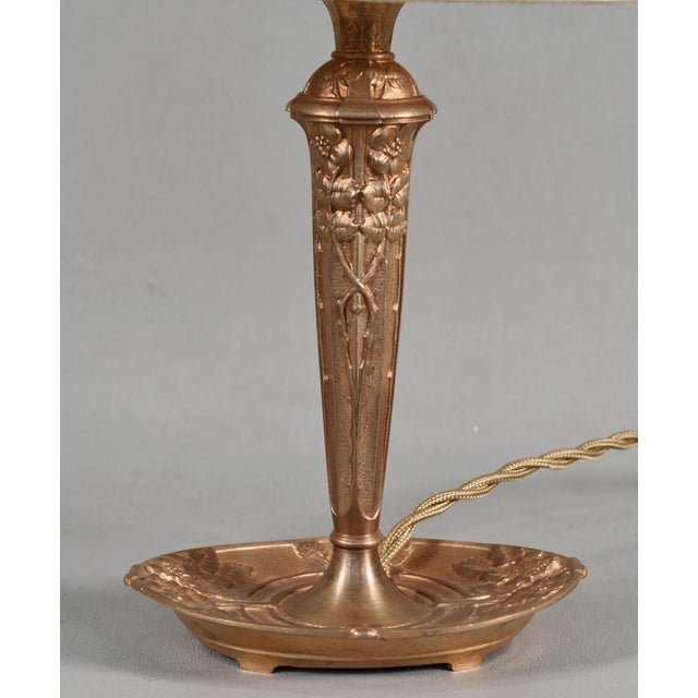 1920s French Art Deco Table Lamp by Cherrier & Besnus 1920s France For Sale - Image 5 of 14