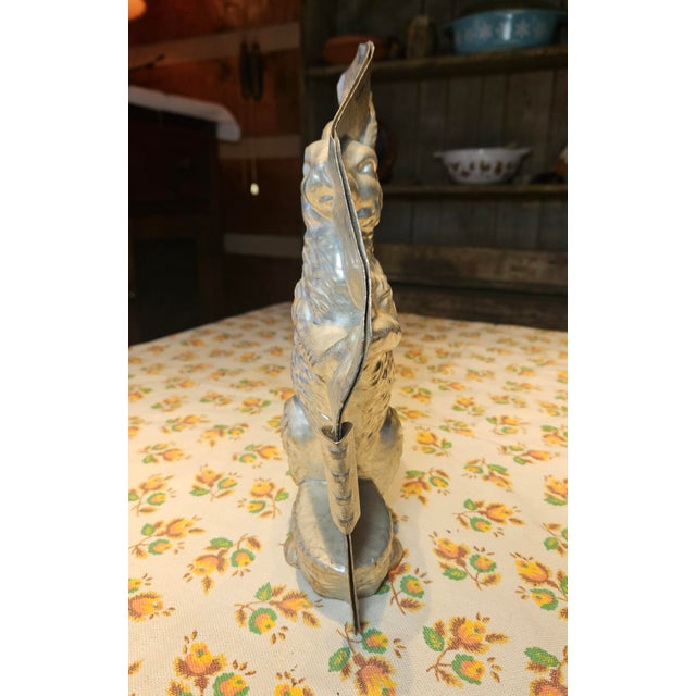 1930s Tall Standing Bunny Chocolate Mold For Sale - Image 4 of 12