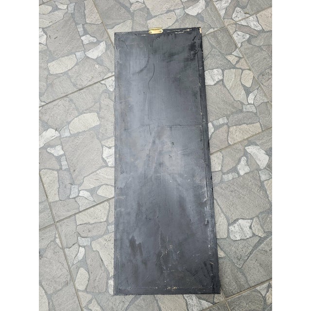 Japanese Wooden Picture, 1950s For Sale - Image 10 of 11