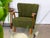 Wood Scandinavian Modern Lounge Chairs in Green Wool, 1940s, Set of 2 For Sale - Image 7 of 10