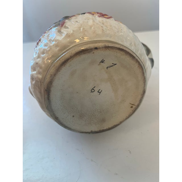 Late 19th Century Late 19th Century Majolica Ceramic Pitcher or Creamer For Sale - Image 5 of 5