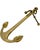 Brass Vintage Ralph Lauren Decorative Nautical Brass Anchor For Sale - Image 8 of 10