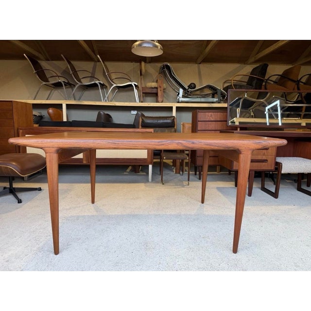 Uldum Møbelfabrik Danish Teak Dining Table by Johannes Andersen for Uldum Møbelfabrik, 1960s For Sale - Image 4 of 18