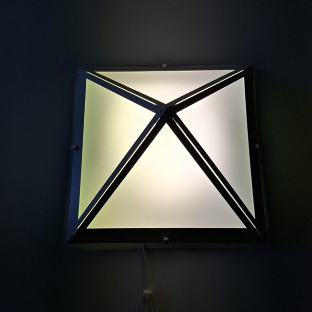 Pyramid-Shaped Wall Light from Glashütte Limburg, 1970s For Sale - Image 16 of 17