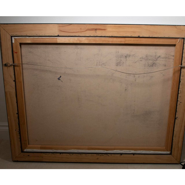 Osvaldo Diaz - (B 1970) - Oil on Canvas - 34" H X 43" W For Sale In West Palm - Image 6 of 6